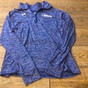 Blue Berwick volleyball quarter zip jacket